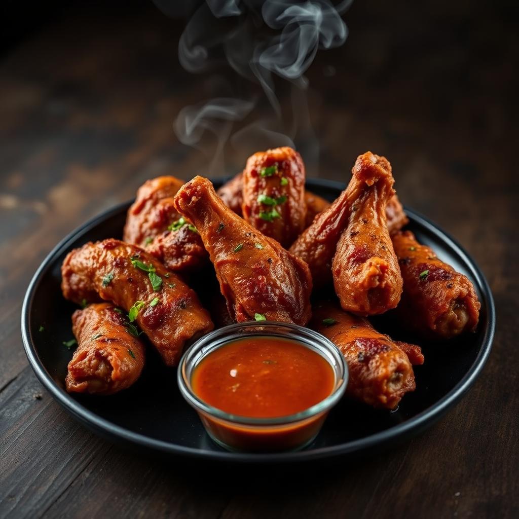 Wood-fired wings